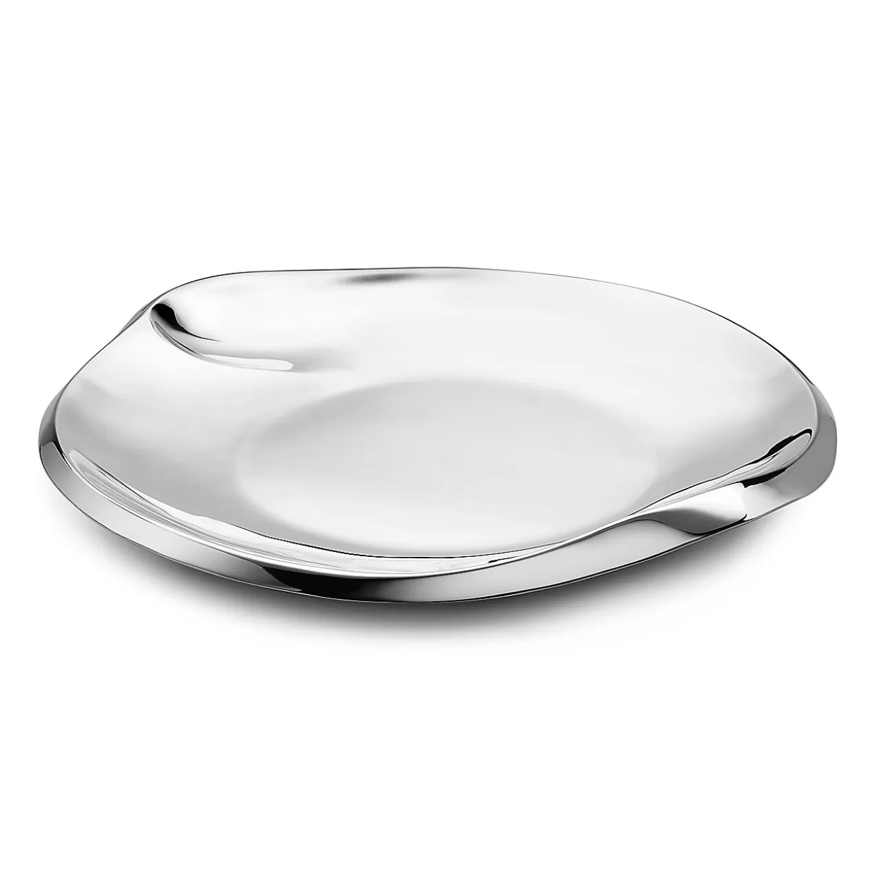 Tiffany & Co. Elsa Peretti® | Tableware^Elsa Peretti® platter. Sterling silver. |