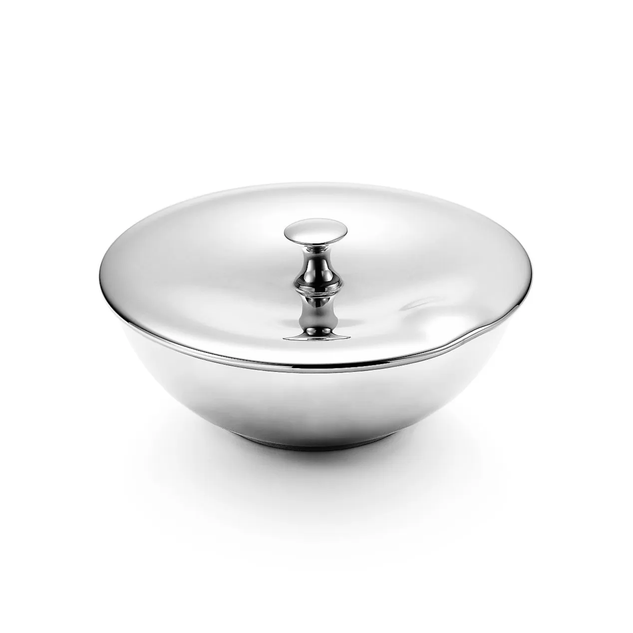 Tiffany & Co. Elsa Peretti® | Elsa Peretti Home^Elsa Peretti® shaving soap box. Sterling silver. |