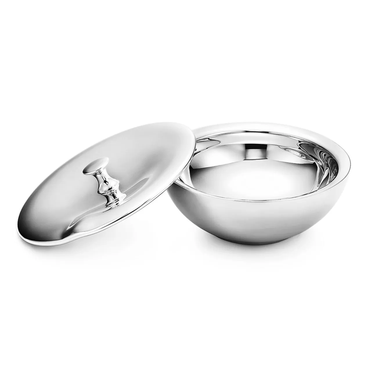 Tiffany & Co. Elsa Peretti® | Elsa Peretti Home^Elsa Peretti® shaving soap box. Sterling silver. |