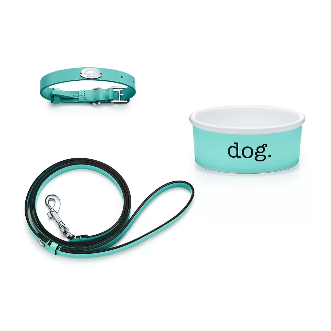 Tiffany & Co. Tiffany Blue® Gifts | Stationery, Games & Unique Objects^Large Pet Collar & Leash Set |