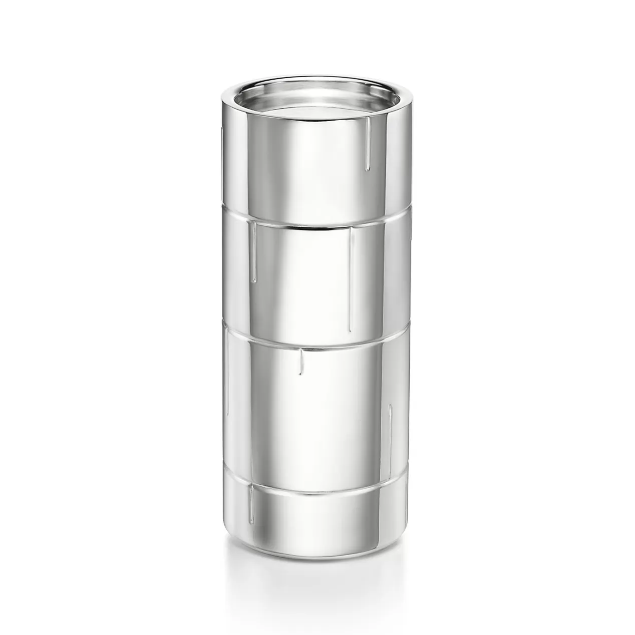 Tiffany & Co. The Home | Housewarming Gifts^Modern Bamboo Pillar Candleholder in Sterling Silver |