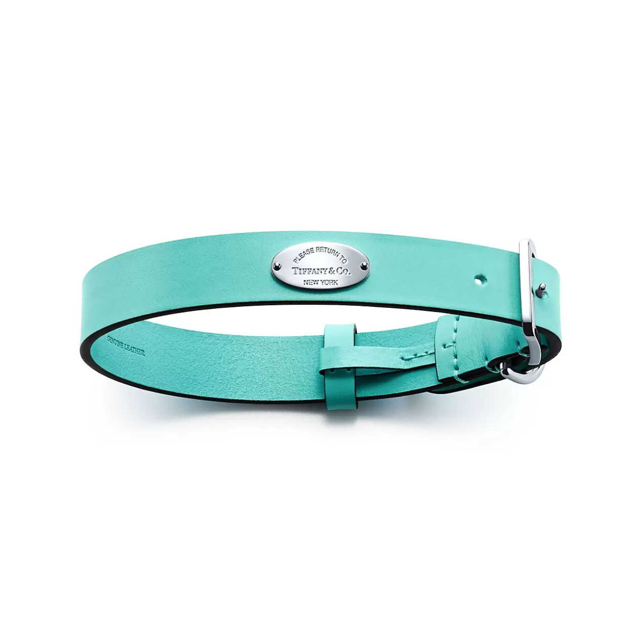 Tiffany & Co. Tiffany Blue® Gifts | Stationery, Games & Unique Objects^Pet collar in Tiffany Blue® leather, large. |