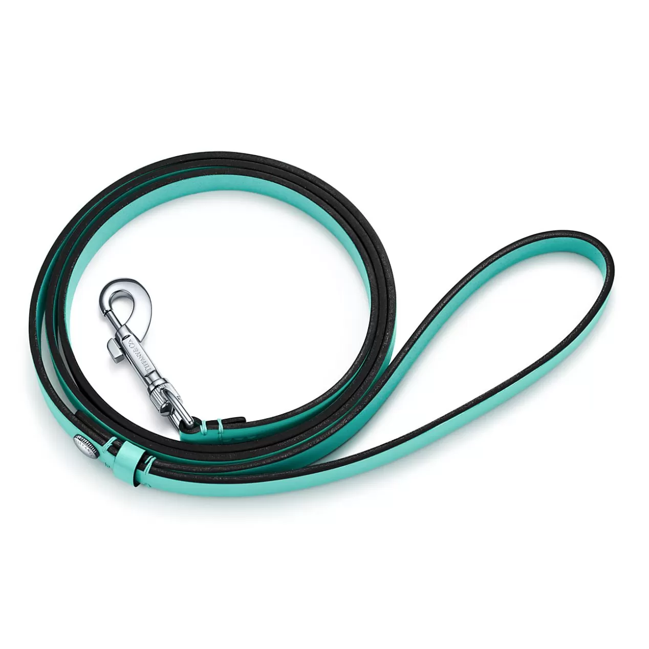 Tiffany & Co. Tiffany Blue® Gifts^Pet leash in Tiffany Blue® leather, large. |