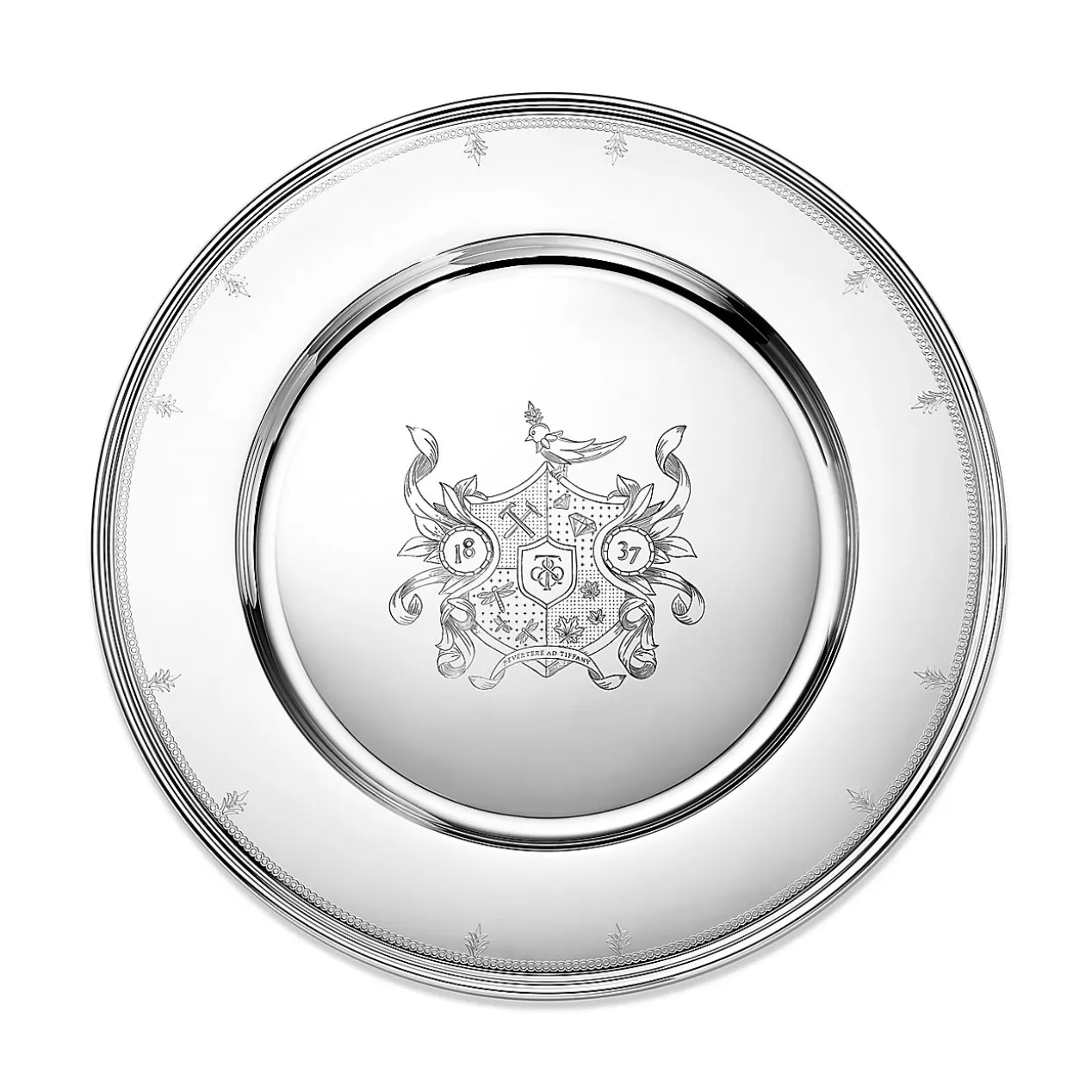 Tiffany & Co. Tableware^Tiffany Crest Charger in Sterling Silver |