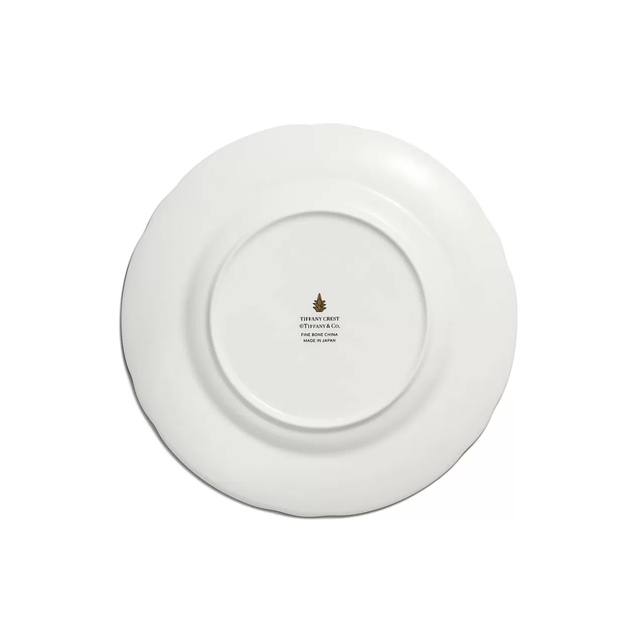 Tiffany & Co. Tableware^Tiffany Crest Dessert Plate in Bone China |