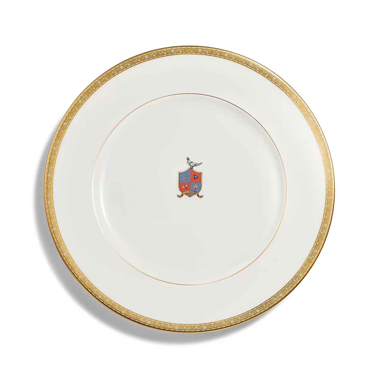 Tiffany & Co. Tableware^Tiffany Crest Dinner Plate in Bone China |