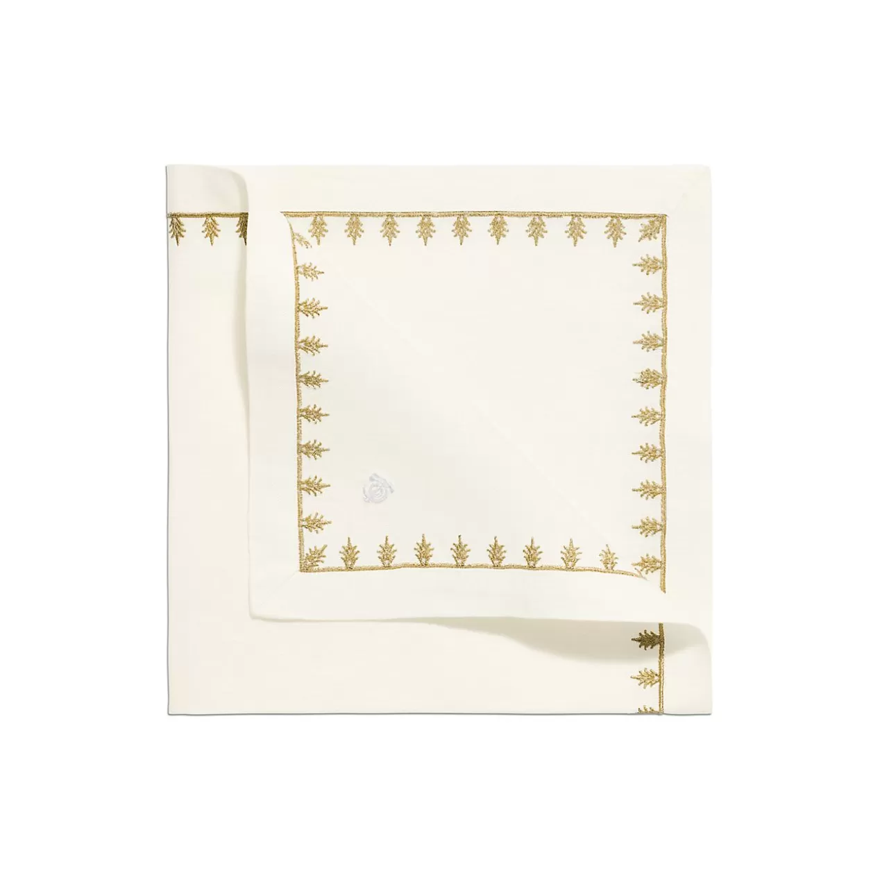 Tiffany & Co. Decor | Table Linens^Tiffany Crest Napkin in Embroidered White Linen |