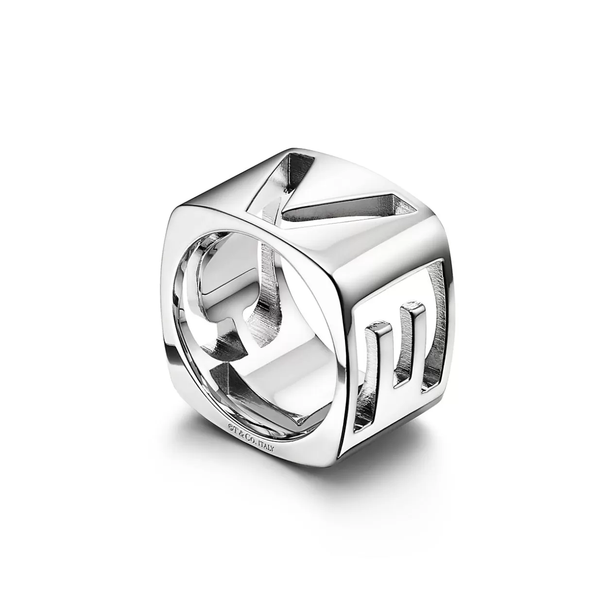 Women Tiffany & Co. Women's Accessories^Tiffany Era Scarf Ring in Palladium-plated Metal |