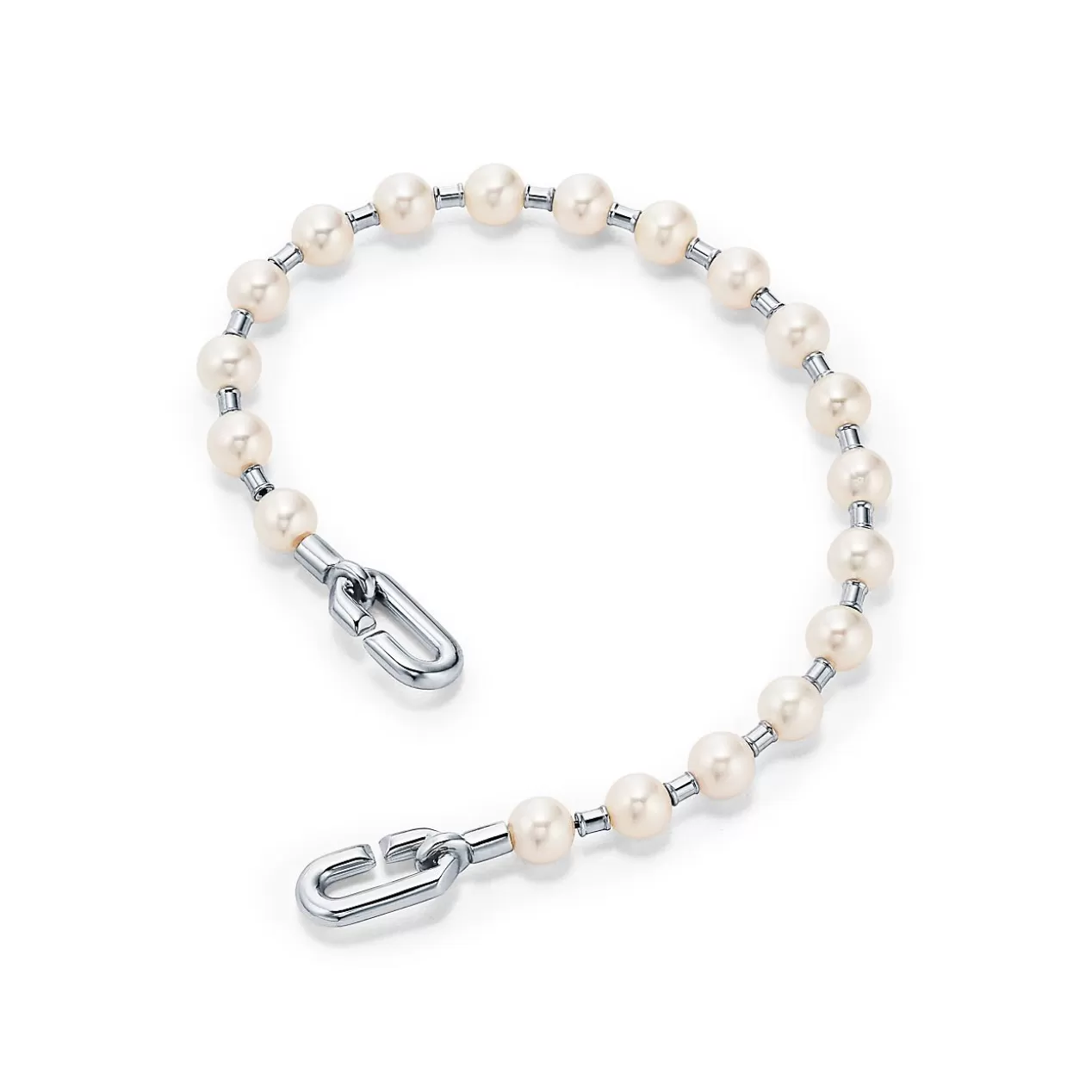 Tiffany & Co. Bracelets | Gifts for Her^Tiffany HardWear Pearl Bracelet in Silver, 5-6 mm |