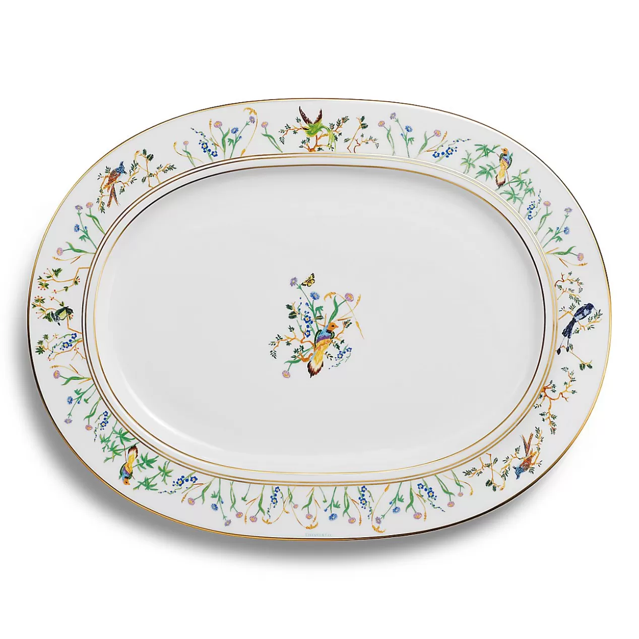 Tiffany & Co. Tableware | Flatware & Trays^Tiffany Jardin Serving Platter in Porcelain |