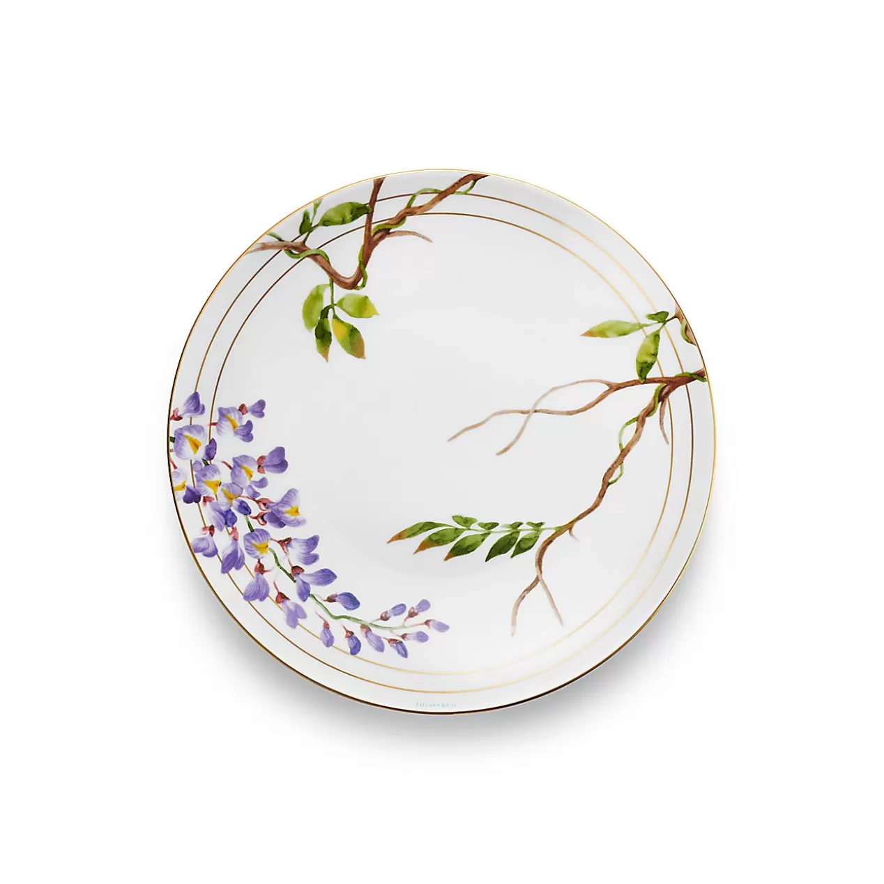 Tiffany & Co. Tableware^Tiffany Wisteria Dessert Plate in Porcelain |