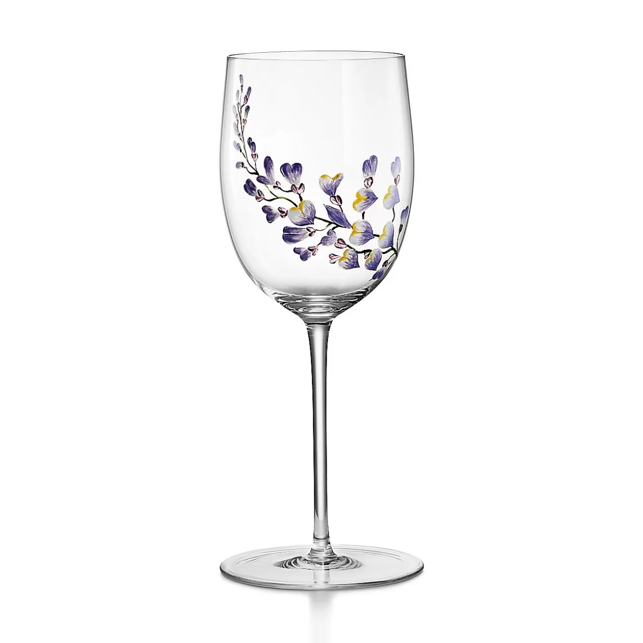 Tiffany & Co. The Couple | Wedding Gifts^Tiffany Wisteria White Wine Glass in Glass |